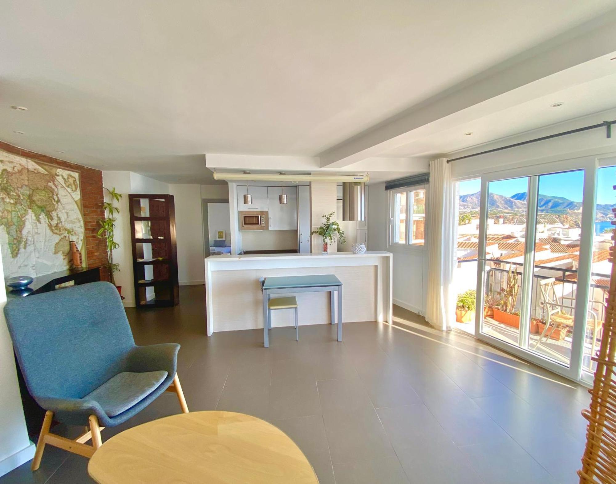 Modern Apartment Stunning Sea Views And Pool Nerja Exterior photo
